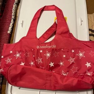 American Girl Pink Starry Tote